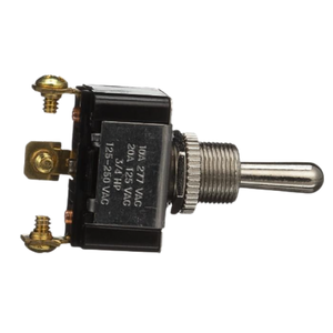 Momentary Toggle Switch – SPDT, (On)-Off-(On), 3 Screws