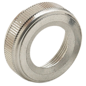 Aluminum Round Knurled Facenut 5/8"-32