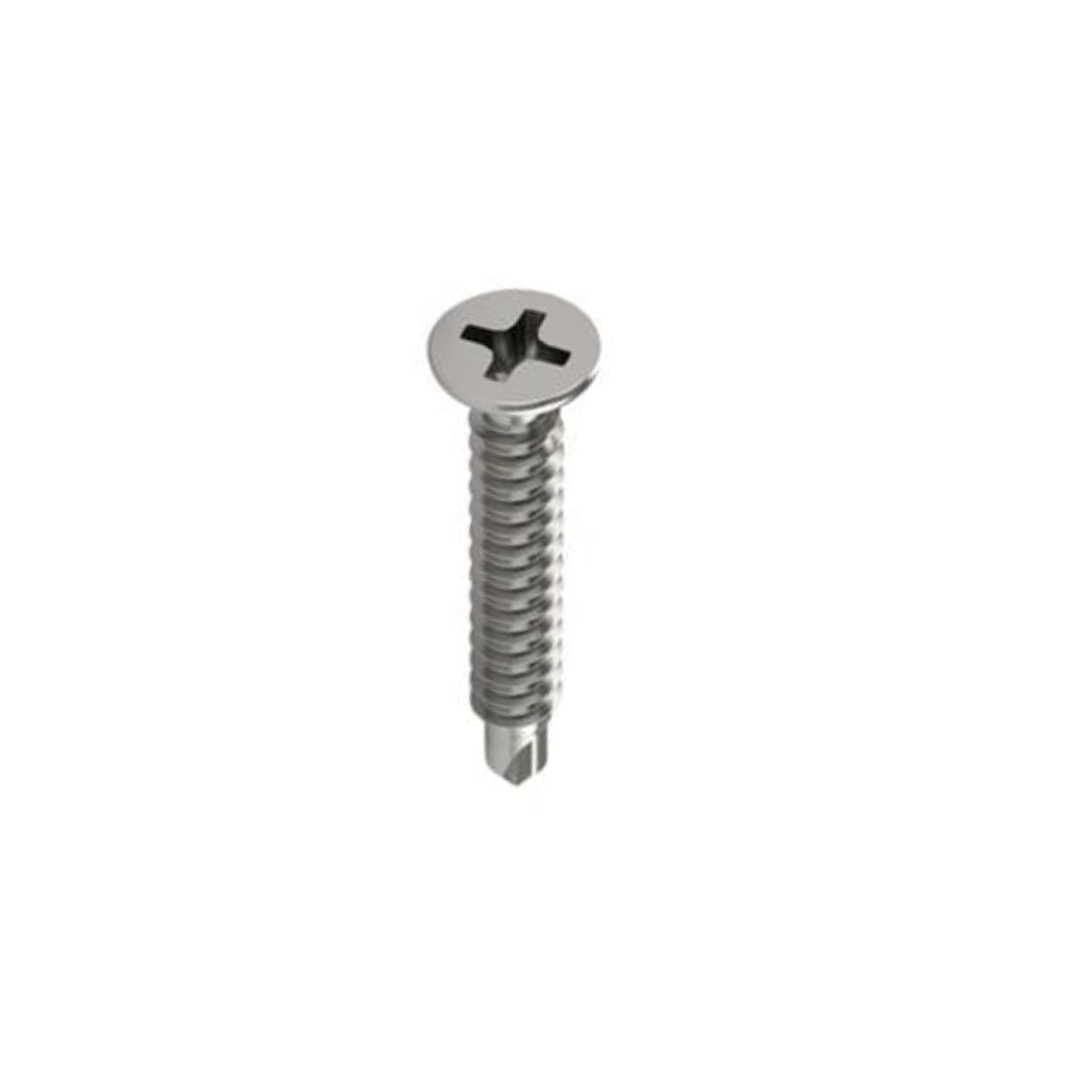 Stainless Steel Flat Head Phillips Tek Screw