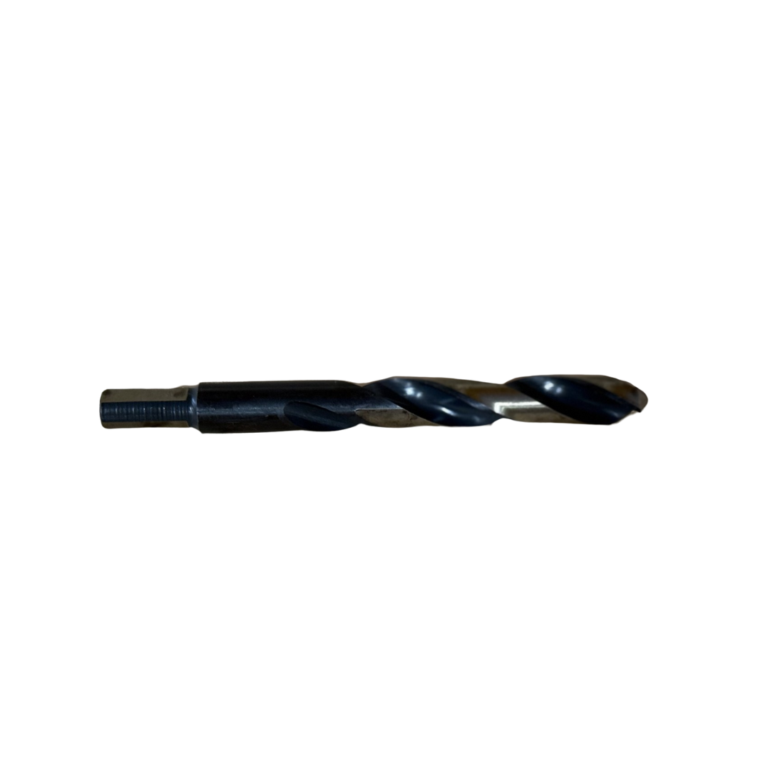 15/32" Mechanics Length Drill Bit – Reduced Shank – M-7 HSS – 135° Split Point – Black & Gold Oxide
