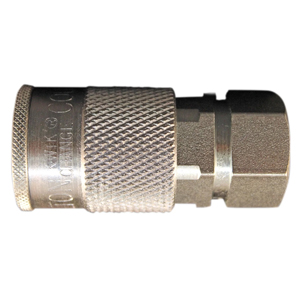 3/8" Female Coupler – H-Style (3/8" Flow M-Style), Steel, 67 SCFM