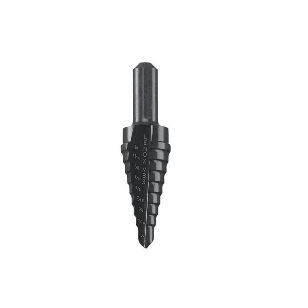 Vari-Bit Step Drill Bit, 1/4-Inch to 3/4-Inch Range, 3/8-Inch Shank