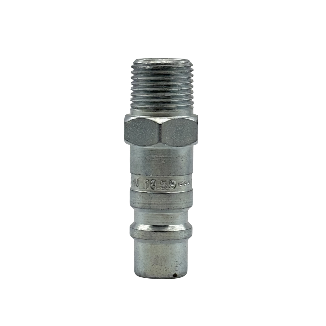 Pneumatic Coupler — High-Flow, 3/8 in Basic Flow, 1/2 in Male NPT, Steel, 300 psi, 99 SCFM (1859)