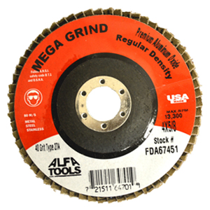 Megacut® Flap Disc - Aluminum Oxide - Type 27