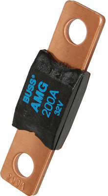 AMG High-Current Stud-Mount Fuse – Bolted Blade Ends, 200A