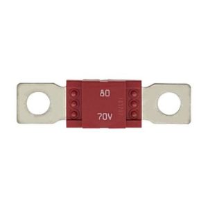 AMG High-Current Stud-Mount Fuse – Bolted Blade Ends, 80A