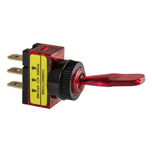 Illuminated Toggle Switch - 2-Position Off-On
