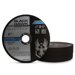 6" x .045" x 7/8" Premium Cut-Off Wheel – Type 1 Flat – 60 Grit