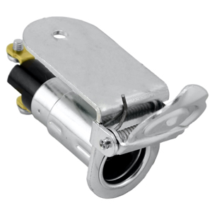 2-Way Plated Steel Farm Equipment Connector Socket