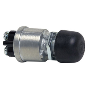 Heavy Duty Momentary Push-Button Switch – SPST, Off-(On), 2 Screws