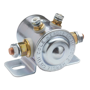 Continuous Duty Insulated Solenoid – 85A, 6V, 4 Studs