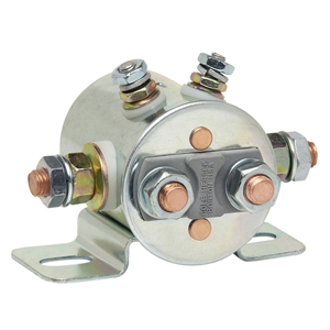 Continuous Duty Grounded Change-Over Solenoid – 35-85A, 12V, 4 Studs