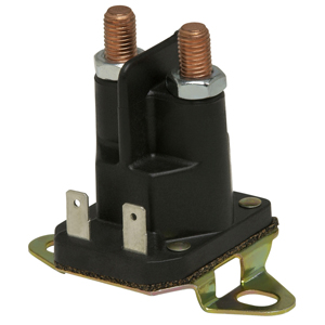 Continuous Duty Plastic-Body Solenoid – 100A, 14V, 2 Studs/2 Blades