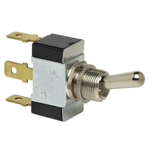 Heavy Duty Momentary Toggle Switch – SPDT, (On)-Off-(On), 3 Blades