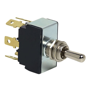 Heavy Duty Momentary Toggle Switch – DPDT, (On)-Off-(On), 6 Blades