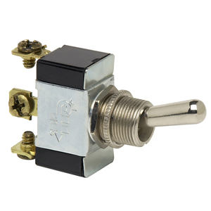Heavy Duty Momentary Toggle Switch – SPDT, On-Off-(On), 3 Screws