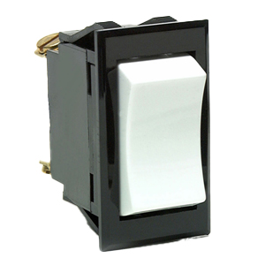Weather-Resistant Rocker Switch – SPST, On-None-Off, 2 Screws