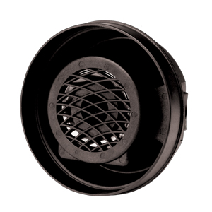 Dual-Function Rear 4.5" Grommet-Mount Back-Up Alarm - Type F, 12-24V, 102dB