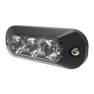 Compact Surface-Mount 3.7" Directional LED - Class I, 3 LEDs, 12-24V, 2 Bolt (Grn)