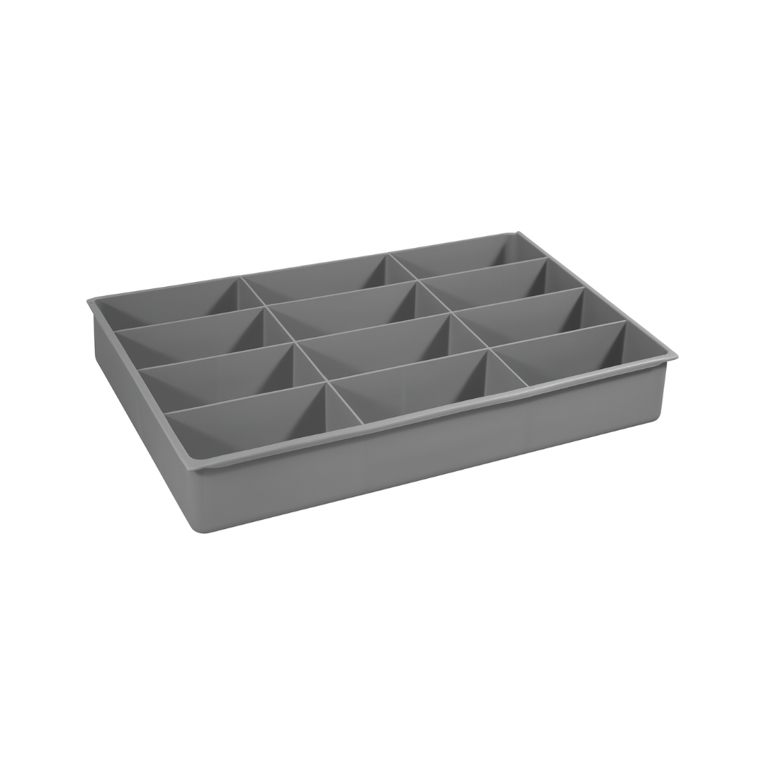 Durham 124-95-12-IND 12-Compartment Polypropylene Insert