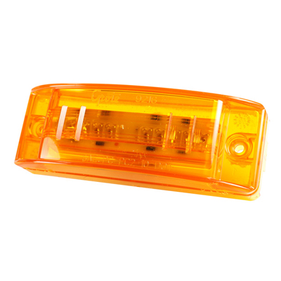 SuperNova® Sealed Turtleback® II LED Clearance Marker Light - Dual intensity - Optic Lens
