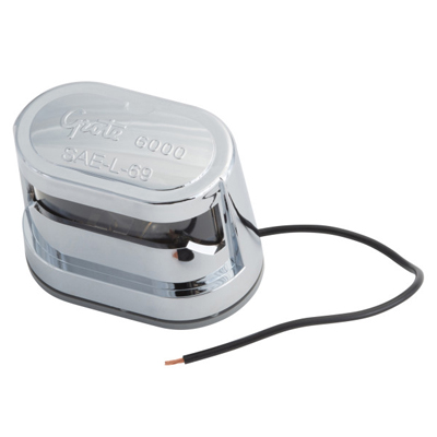 Resealable License Light - Triple Chrome