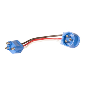 Male Pin to 90° Female Pin Term Adapter Plug