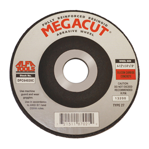 Grinding Wheel -Depressed Center - Aluminum Oxide