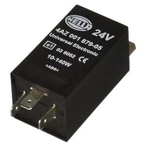 High-Capacity Flasher Relay – 24V, 3-Pin, Max 8 Bulbs