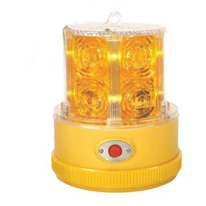 4-Function Battery Powered Strobe with 75 Pound Magnet