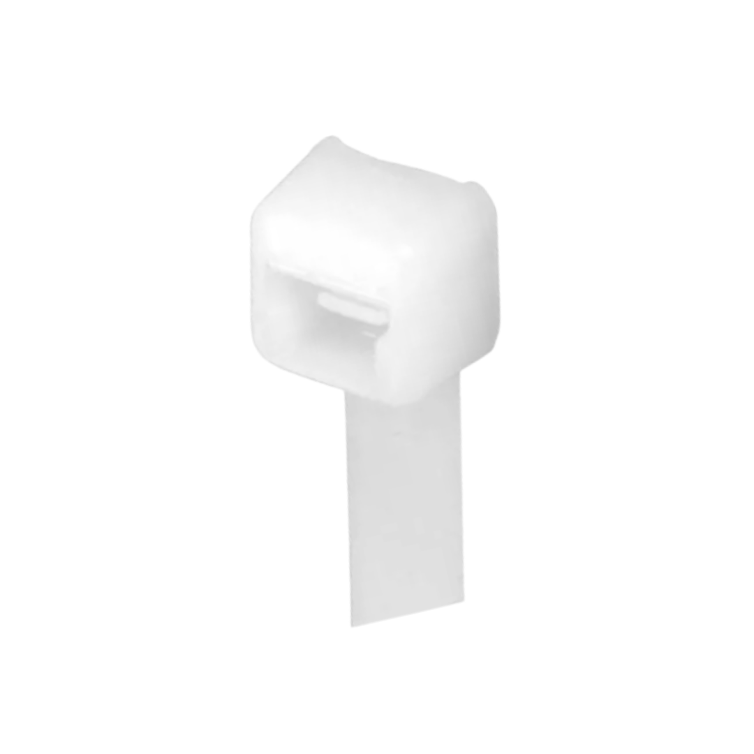 Heavy Duty Locking Nylon Cable Tie 4.8" - 50 lb Tensile Strength (Natural)