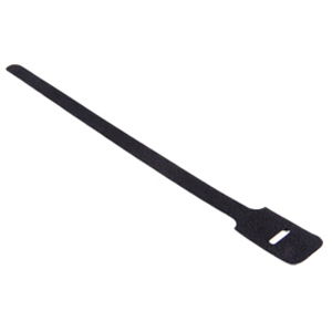 Black Hook and Loop Grip Tie Strap