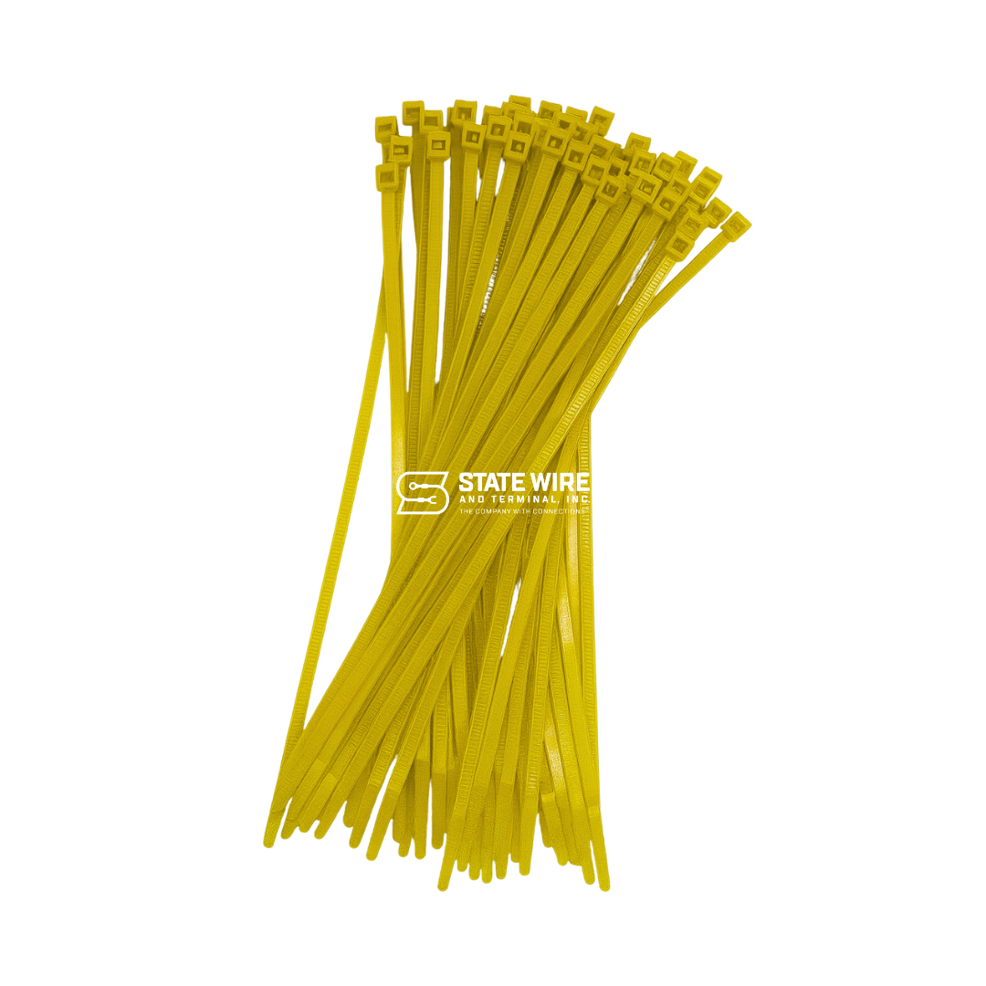 Nylon Cable Tie 7.56" – 50 lb Tensile Strength (Fluorescent Yellow)