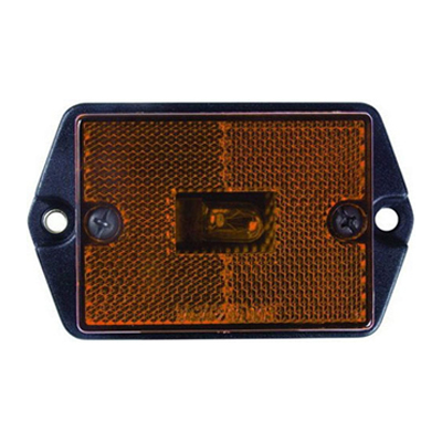 Optronics® Yellow Ear Mount Marker/Clearance Light With Reflex