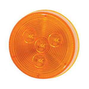Optronics® Amber 2.5" Round Clearance or Side Marker Light