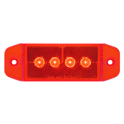 Optronics® LED Red Marker/Clearance Light With Reflex - MCL76 Series