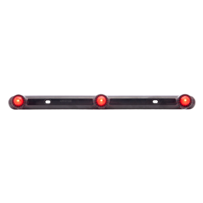 Optronics® LED Red Identification Light Bar with Black Molded Base - MCL922 Series