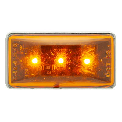 Optronics® LED Yellow Marker/Clearance Light - Self Grounding - MCL95 Series
