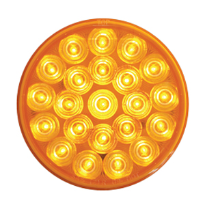 Optronics® LED Yellow 4" Round Warning Lamp - SLL43 Series