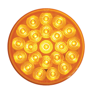 Optronics® LED Yellow 4" Round Warning Lamp - SLL43 Series
