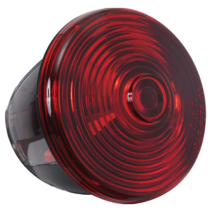 Optronics® Red Stud Mount Stop/Turn/Tail Light With License Illuminator - Driver Side