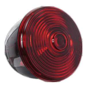 Optronics® Red Stud Mount Stop/Turn/Tail Light With License Illuminator - Driver Side