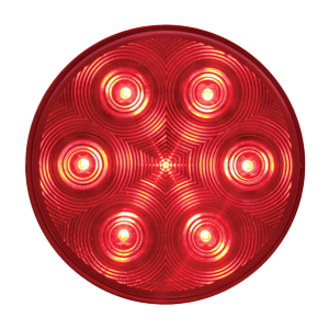 FLEET Count™ Red Stop/Turn/Tail Light, Hard Wired, .180" Male Bullets
