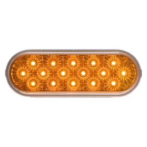 Optronics® LED Miro-Flex™ Clear Lens, Yellow LED Parking/Turn Signal