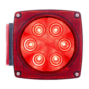 Optronics® LED Combination Tail Light - Driver Side With License Illuminator