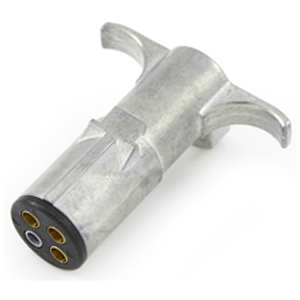 4-Way Round Zinc Connector Plug