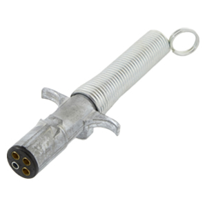 4-Way Trailer Connector Plug with Cable Guard