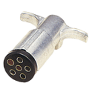 6-Way Chrome Plated Metal Plug