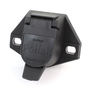 7-Way Solid Pin Nylon Socket