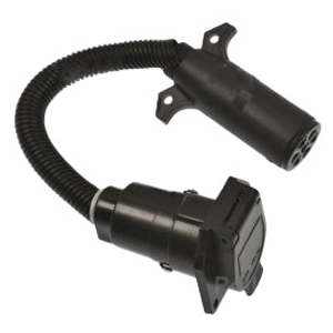 7-Way Pin Plug To 7-Way RV Style Socket